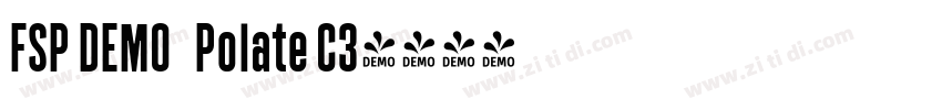 FSP DEMO   Polate C3字体转换
